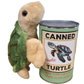 Canned Sea Turtle Stuffed Animal Plush w/Jokes | Unique Gift: Pop Top Lid