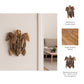 Driftwood Coastal Turtle Wall Figurine - Brown, 12 in.
