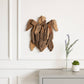 Driftwood Coastal Turtle Wall Figurine - Brown, 12 in.
