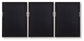 Honslow - Brown / Black / White - Wall Art Set (Set of 3)