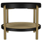 Arini - Round End Side Table With Storage Shelf