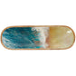 Coastal Brown Mango Wood Tray: Brown