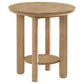 Ottowa - Round Wood Coffee Table Set