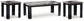 Jazmore - Dark Brown - Occasional Table Set (Set of 3)