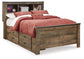 Trinell - Bookcase Storage Bed