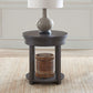 Weston - Round End Table - Brown