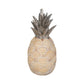 Sculpture - Ivory/Green Resin Seashell Pineapple, 13 in.