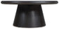 Bracken - French Black - Round Cocktail Table
