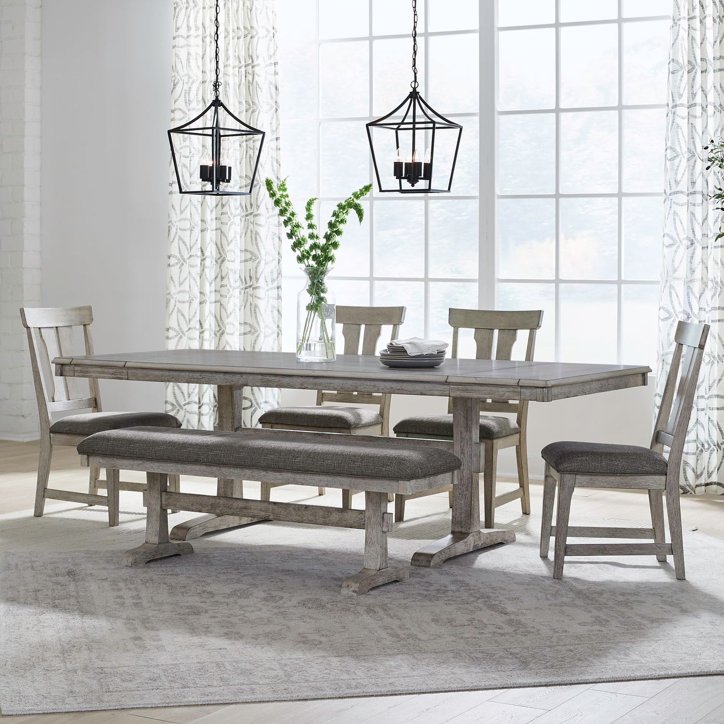 Hallendale - Trestle Table Set