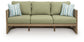 Serena Shores - Beige / Green - Sofa With Cushion