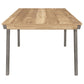 Nogales - Rectangular Wood Dining Table - Coastal Gray