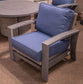 Half Moon Beach - Blue / Gray - Spring Lounge Chair