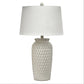 Luna White Ceramic Lamp