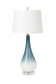Serenity Blue and White Glass Lamp