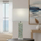 Aqua Mother of Pearl Lamp