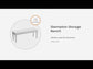 Skempton - White - Storage Bench