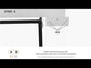 Dorrinson - White / Black / Gray - L-Desk with Storage