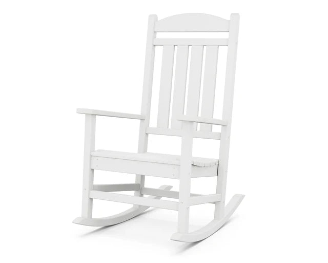 Polywood Presidential Rocking Chair in White