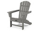 Polywood Palm Coast Ultimate Adirondack with Hideaway Ottoman in Natural