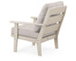 Lakeside 4-Piece Deep Seating Set in White / Dune Burlap