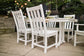 Polywood Vineyard Dining Side Chair in White