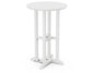 Polywood Farmhouse Bistro Table in White 24 in.