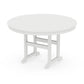 Polywood Farmhouse Dining Table in White 48 in.